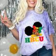 Future HBCU Grad History Girl Graduation HBCU Kids Comfort Color Blast T-Shirt Amethyst