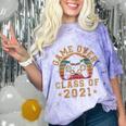 Game Over Class Of 2021 Senior 21 Graduation Video Gamer Comfort Color Blast T-Shirt Amethyst
