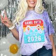 Game Over Class Of 2026 Shirt Students Graduation Comfort Color Blast T-Shirt Amethyst