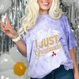 Girl I Just Graduated Spanish Grad Girls Graduation Comfort Color Blast T-Shirt Amethyst