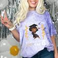 Girl Magic Graduate Kindergarten Graduation 2023 Comfort Color Blast T-Shirt Amethyst