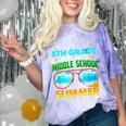 Goodbye 5th Grade Graduation To 6th Grade Hello Summer Kids Comfort Color Blast T-Shirt Amethyst