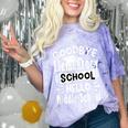 Goodbye Elementary School Graduation Hello Middle School Comfort Color Blast T-Shirt Amethyst