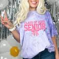Graduate 2025 Class Of 2025 Senior Coquette Bow Graduation Comfort Color Blast T-Shirt Amethyst