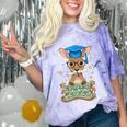 Graduate Kangaroo Class Of 2025 Kids Graduation Comfort Color Blast T-Shirt Amethyst