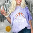 Graduate Senior Class Of 2026 Basketball Player Graduation Comfort Color Blast T-Shirt Amethyst