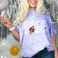 Graduate Senior Class Of 2026 Graduation American Football Comfort Color Blast T-Shirt Amethyst