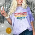 I Graduated Can I Go Back To Bed Now Graduation 2023 Comfort Color Blast T-Shirt Amethyst