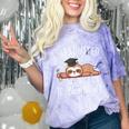 I Graduated Can I Go Back To Bed Now Shirts Graduation Comfort Color Blast T-Shirt Amethyst