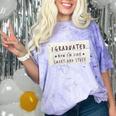 I Graduated Now I'm Like Smart & Stuff Tee Graduation Shirts Comfort Color Blast T-Shirt Amethyst