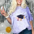 I Graduated Life Is Gonna Be Easy Now Right Graduation Comfort Color Blast T-Shirt Amethyst