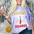 Graduation 2024 Hotter By One Degree Shirt Class Of 24 Comfort Color Blast T-Shirt Amethyst