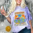 Graduation 2nd Grade Monster Truck Boys I Crushed Grad Comfort Color Blast T-Shirt Amethyst