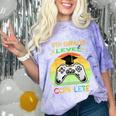 Graduation 5th Grade Level Complete Gamer Class 2021 Gaming Comfort Color Blast T-Shirt Amethyst