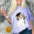 Graduation Beagle Dog 2017 Graduate Graduation Tee Comfort Color Blast T-Shirt Amethyst