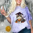 Graduation Cat Graduation Present For Graduate Grad Comfort Color Blast T-Shirt Amethyst