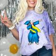 Graduation Dabbing 2018 Graduate Comfort Color Blast T-Shirt Amethyst
