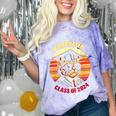 Graduation Day 2024 Graduate For School Degree College Cat Men Women Comfort Color Blast T-Shirt Amethyst