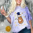 Graduation Flossing Peanut OIT Comfort Color Blast T-Shirt Amethyst