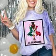 Graduation Latina Educated La Graduada Mexican Bingo Card Comfort Color Blast T-Shirt Amethyst