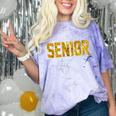 Graduation Party SEN18R Senior 2018 High School T-Shirt Comfort Color Blast T-Shirt Amethyst
