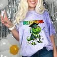 Graduation Preschool Dinosaur T Rex Crushed It Boys Grad Comfort Color Blast T-Shirt Amethyst