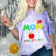Graduation Proud Mom Of 2025 Kindergarten Graduate Comfort Color Blast T-Shirt Amethyst
