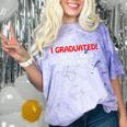 Graduation Shirt College Graduation Ideas 2024 Comfort Color Blast T-Shirt Amethyst