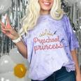Graduation Shirt Graduate Tshirt Preschool Princess Comfort Color Blast T-Shirt Amethyst