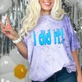 I Did It Graduation Shirt For Graduates And Proud Parents Comfort Color Blast T-Shirt Amethyst