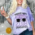 Graduation Shirt For Mom Of Twins Proud Mom Twins Tee Comfort Color Blast T-Shirt Amethyst