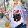 Graduation T Shirt Hotter By One Degree Comfort Color Blast T-Shirt Amethyst