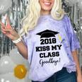 Graduation T Shirt Kiss My Class 2018 Goodbye Comfort Color Blast T-Shirt Amethyst