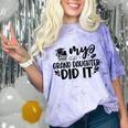My Granddaughter Did It Graduation Graduated Proud Children Comfort Color Blast T-Shirt Amethyst