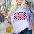 Groovy Senior Class Of 2026 Coquette Pink Bow Graduation Comfort Color Blast T-Shirt Amethyst