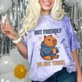 Grouchy Capybara Not Friendly Do Not Touch Introvert Premium Tri-Blend Comfort Color Blast T-Shirt Amethyst Grouchy Capybara Not Friendly Do Not Touch Introvert Premium Tri-Blend Comfort Color Blast T-Shirt Amethyst