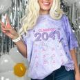 Grow With Me Graduation First Day Of School Class Of 2041 Comfort Color Blast T-Shirt Amethyst