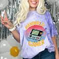 Handheld Gamer Retro Portable Console Nostalgia Comfort Color Blast T-Shirt Amethyst Handheld Gamer Retro Portable Console Nostalgia Comfort Color Blast T-Shirt Amethyst