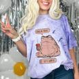 Hang In There It Gets Worse Introverts Anti Valentines Day Comfort Color Blast T-Shirt Amethyst