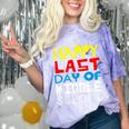 Happy Last Day Of Middle School Graduation Comfort Color Blast T-Shirt Amethyst
