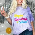 Happy Last Day Of School Graduation Teacher Students Comfort Color Blast T-Shirt Amethyst