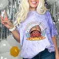 Hermit Crab Saying Emotionally Shelled Introvert Humor Comfort Color Blast T-Shirt Amethyst