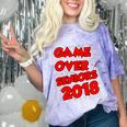 High School Graduation Tshirt Game Over Senior Class Of 2018 Comfort Color Blast T-Shirt Amethyst