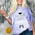 High School Graduation Shirt Video Gamer Graduation Comfort Color Blast T-Shirt Amethyst