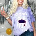 High School Graduation T Shirt Flag College Graduation Comfort Color Blast T-Shirt Amethyst
