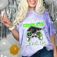 High School Level Complete Class Of 2024 Graduation Comfort Color Blast T-Shirt Amethyst