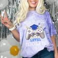 High School Level Complete Class Of 2025 Graduation Comfort Color Blast T-Shirt Amethyst