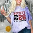 Hockey Senior Night Hockey Senior 2026 Graduation 59 Comfort Color Blast T-Shirt Amethyst