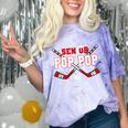 Hockey Senior Pop Pop Graduation Class Of 2026 Kids Comfort Color Blast T-Shirt Amethyst
