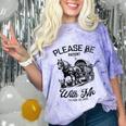 Horse Please Be Patient With Me I'm From The 1900s Comfort Color Blast T-Shirt Amethyst